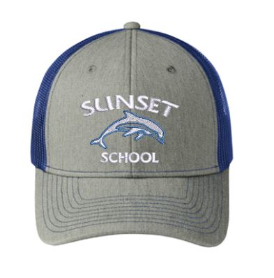 Richardson 112 Snapback Trucker Cap-SUNSET SCHOOL